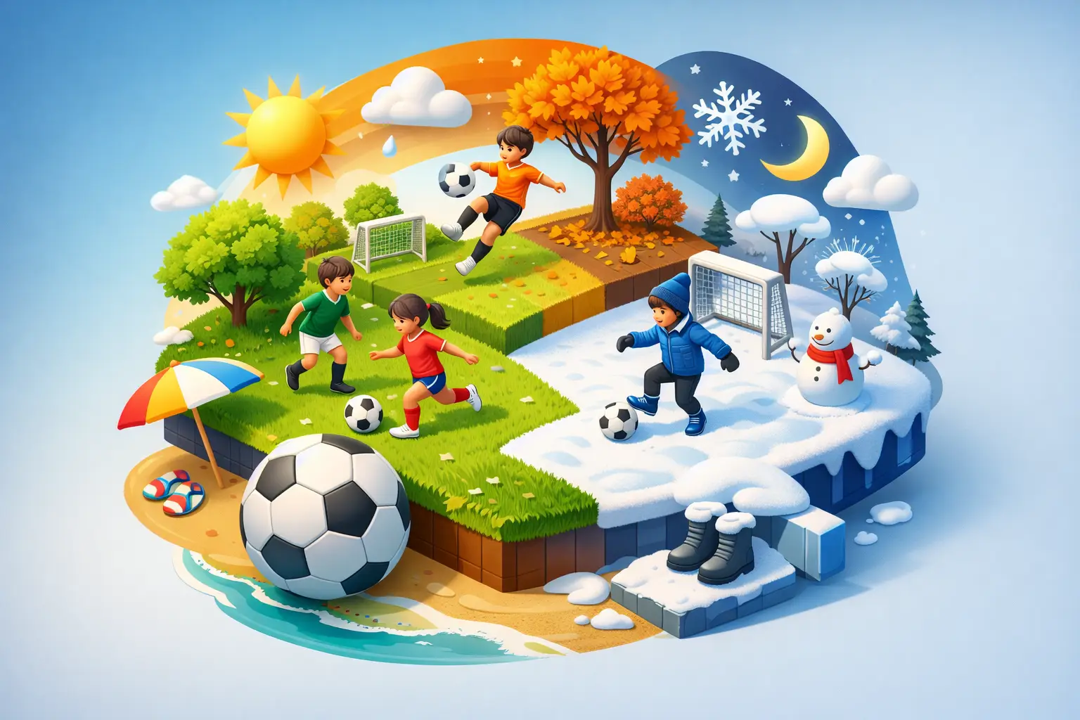 Soccer All Year Round for Growing Players