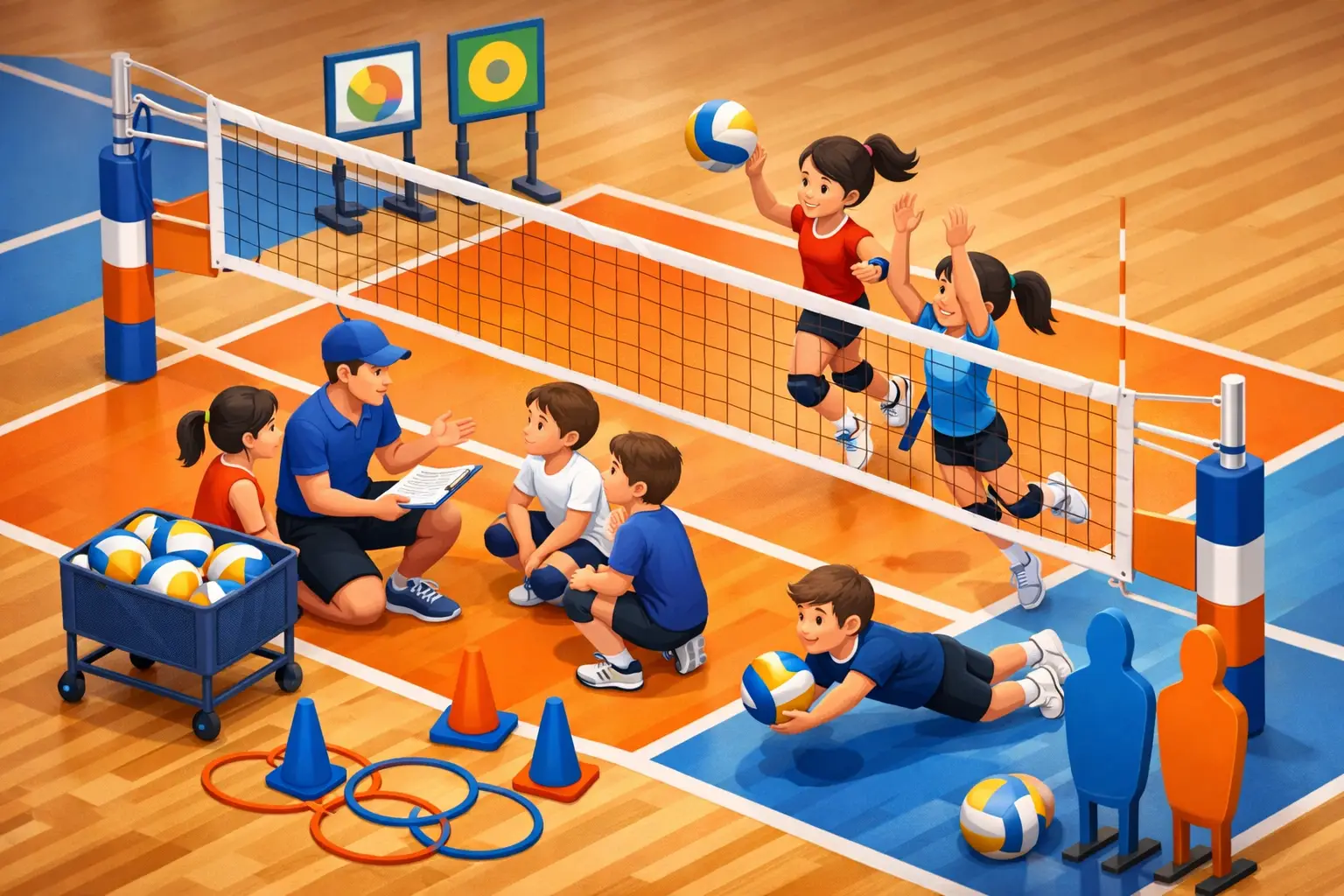Youth Volleyball Drills That Build Better Teams