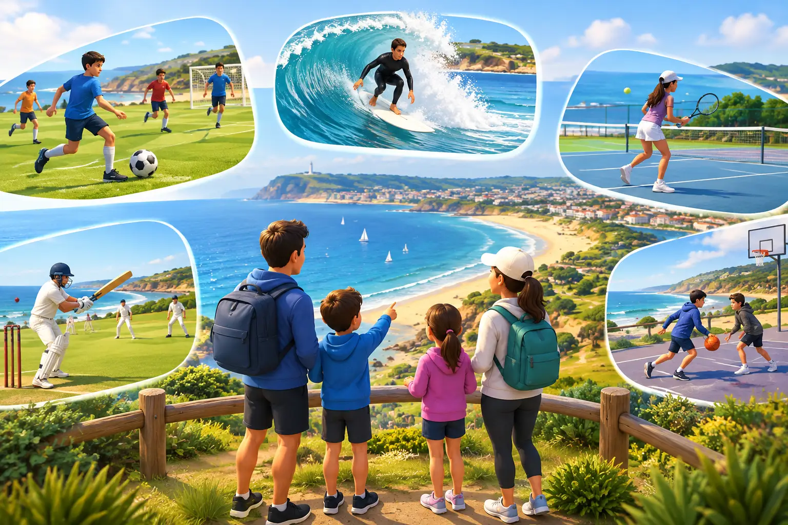 Family Guide to Sports Seasons on the South Coast