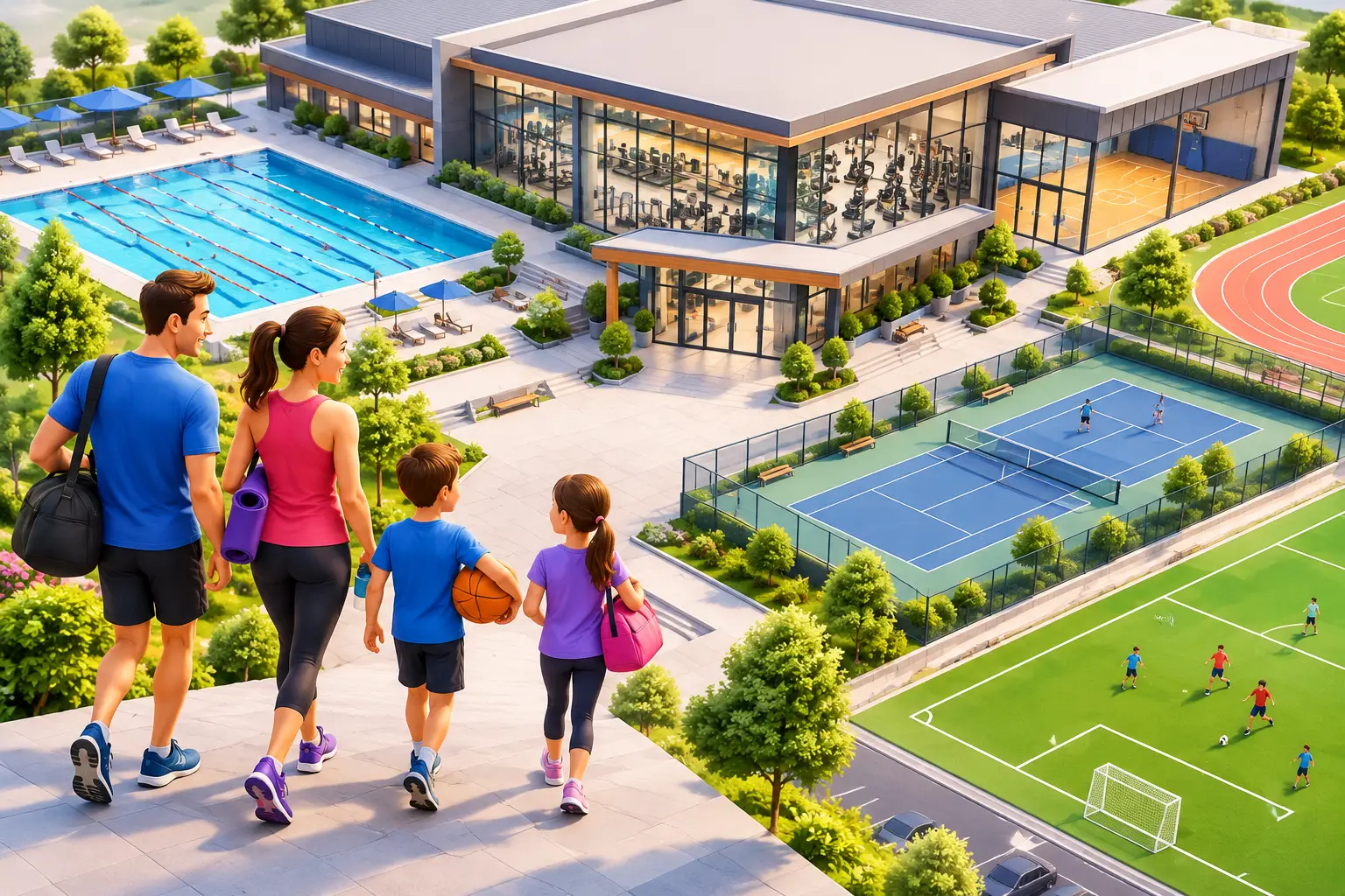 Sports Complex Memberships for Active Families