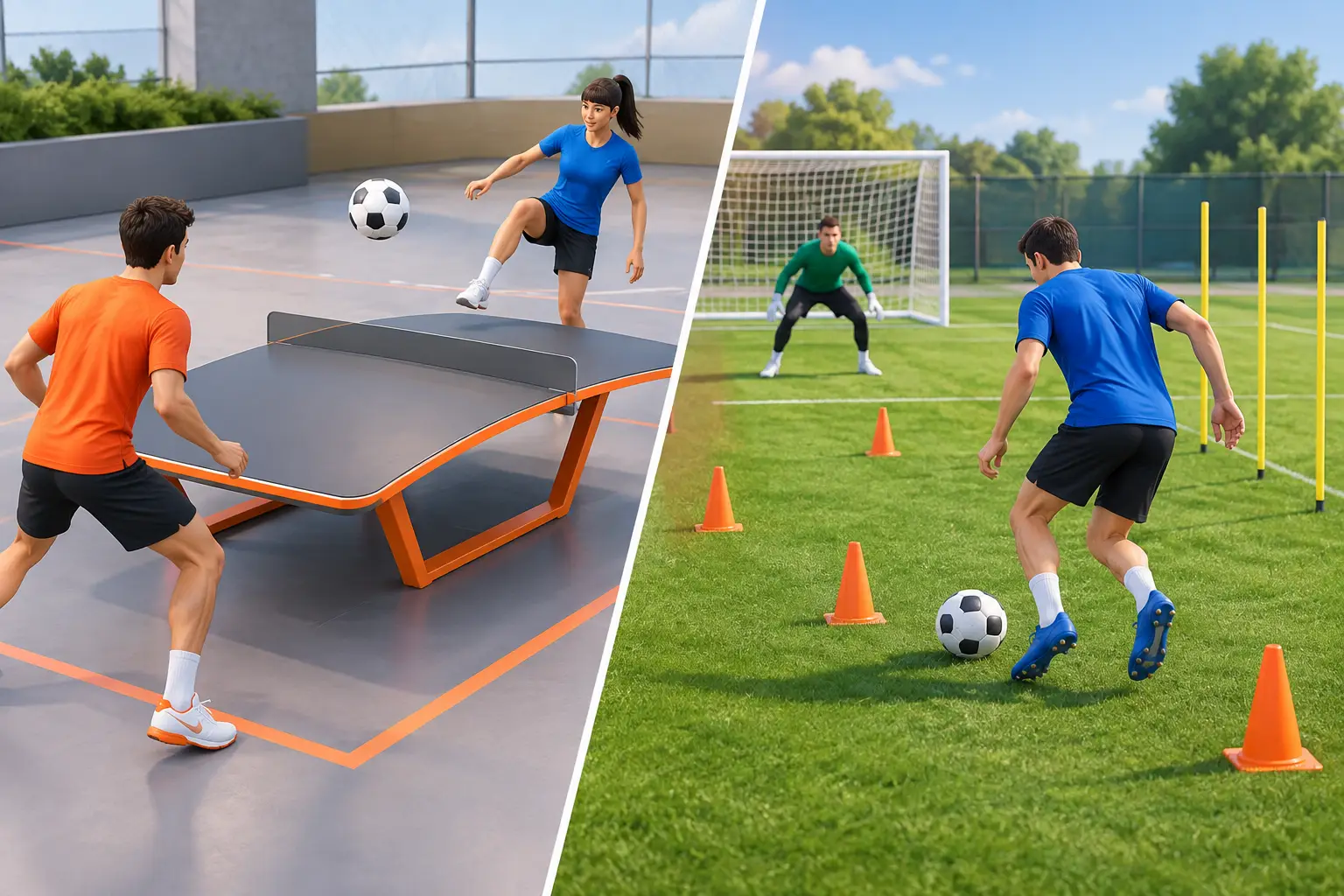 Teqball vs Soccer Training: What Builds Better Skills?